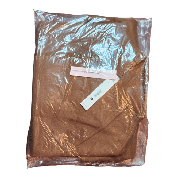 Bloomingdale's Exclusive Aqua Women's Lapel Collar Camel Tan Winter Cape - Picture 3 of 11